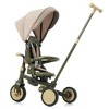 Whisen 7-in-1 Stroller & Baby Tricycle, Foldable Toddler Bike with Adjustable Handle, Canopy, Guardrail - 2 of 4