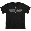 Boys' Short Sleeve Paramount Top Gun Monotoned Logo T-Shirt - 2 of 4