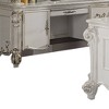 89" Vendome Desks Antique Pearl Finish - Acme Furniture: Wood Composite, Open Storage Shelf, No Tools Assembly - 3 of 4
