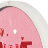 Creative Products Valentine Things Monogram Round White Framed Print - 3 of 4