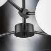 Urban Ambiance Luxury Minimalist Indoor Chandelier,  12-1/2''H x 33-1/2"W x 33-1/2''D,  Matte Black Finish, UHP4625 - 4 of 4