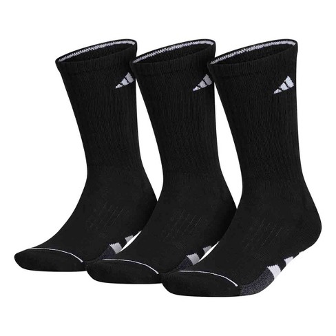 Adidas Cushioned Ii Crew Socks 3pk M Black | White | Gray : Target