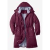 Woman Within Plus Size Mid-Length Microfiber Parka - 3 of 4