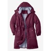 Woman Within Women's Plus Size Long Hooded Microfiber Parka - image 3 of 4