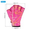 Unique Bargains Swimming Diving Resistance Webbed Training Printing Aquatic Gloves 1 Pair - 2 of 4