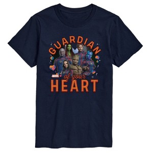 Men's - Marvel - Guardian Of Your Heart Valentine Short Sleeve Graphic T-Shirt - 1 of 4