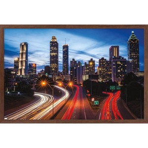 Trends International Cityscapes - Atlanta, Georgia Framed Wall Poster Prints - 1 of 4