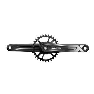 SRAM SX Eagle PowerSpline Crankset, Speed: 11/12, BCD: Direct Mount, 32, Power Spline, 165mm, Black, Boost - 1 of 1