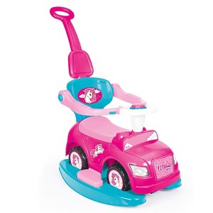 Dolu: Ride On Car: 4-In-1 Walk & Drive - Unicorn & Pink - Ages 12mo+ - 1 of 4