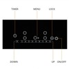 Winado 30 in. 5-Burners Elements Electric Stove Top Glass Top Radiant Electric Cooktop - 3 of 4