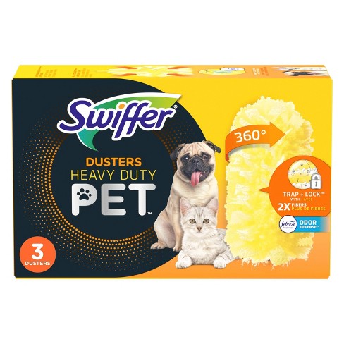 Swiffer Recambios para plumeros resistentes para mascotas, plumeros  multisuperficie 360 con protección contra olores Febreze, 11 unidades