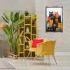 Stupell Industries Fun Peeking Cat Faces Black Framed Floater Canvas Wall Art - 2 of 4
