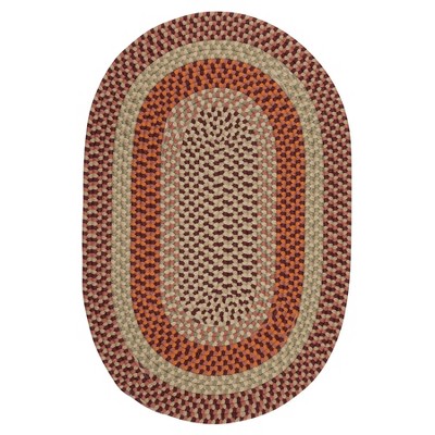 Colonial Mills Mendi - Red 6x8 Oval Rug Indoor/Outdoor 100% Polypropylene