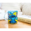 Silver Buffalo Disney Lilo & Stitch Mosaic Glass Coffee Mug | Holds 18 Ounces - 3 of 4