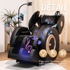 Massage Chair Recliner with Zero Gravity and Full Body Air Pressure with Footrest, Bluetooth Audio, and Ambient Lighting - 3 of 4