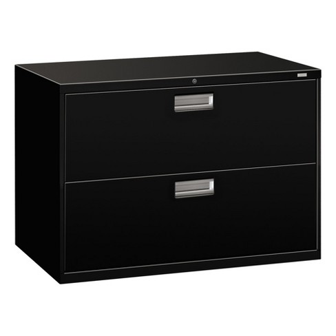 Hon 600 Series 2 Drawer File Cabinet 42 W X 19 1 4 D Black Target