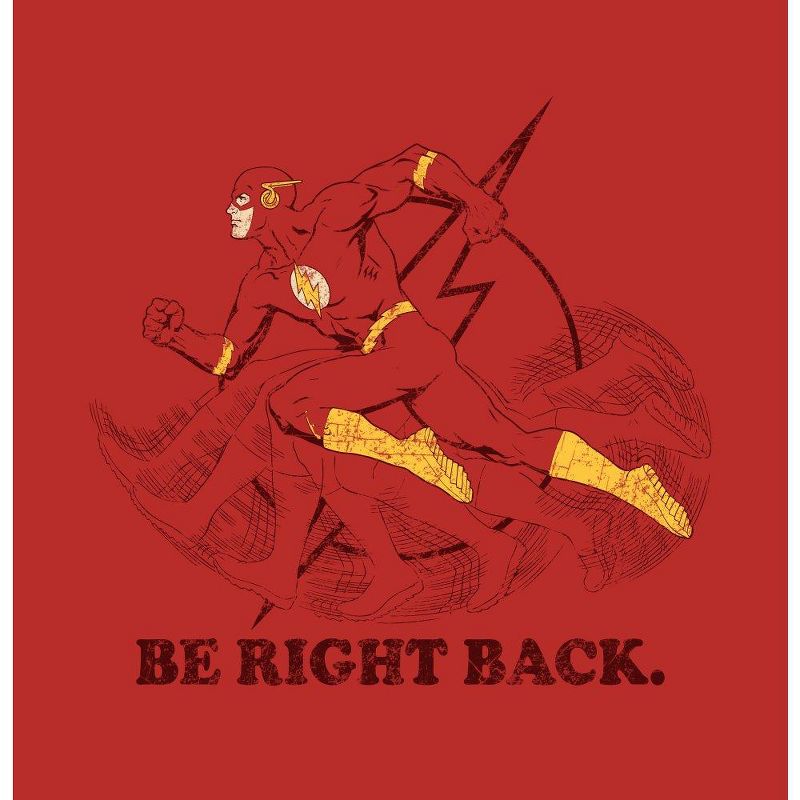 The Flash Be Right Back Youth Red Graphic Tee, 2 of 4
