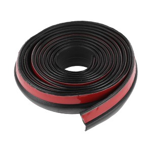 Unique Bargains Universal Car Door Weather Stripping Self Adhesive Weather Seal Strip 7Ft Z-Shape EPDM - 1 of 4