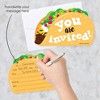 Big Dot of Happiness Taco 'Bout Fun - Shaped Fill-in Invitations - Fiesta Invitation Cards with Envelopes - Set of 12 - 2 of 4