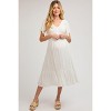 PinkBlush Ivory Smocked Ruffle Maternity Dress - 2 of 4