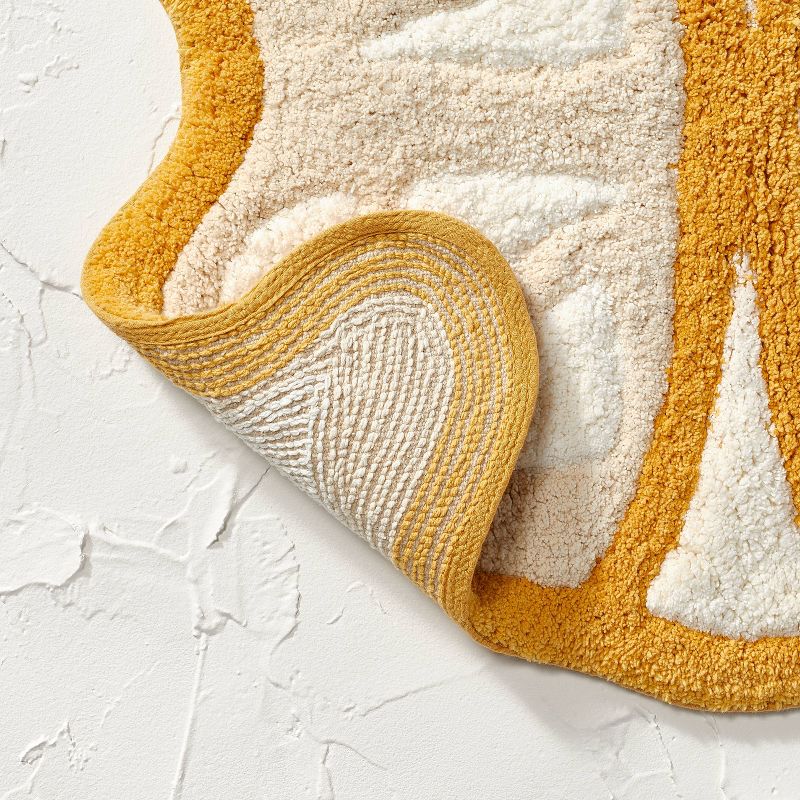 26&#34;x26&#34; Butterfly Shaped Bath Rug Yellow - Opalhouse&#8482; designed with Jungalow&#8482;, 4 of 7