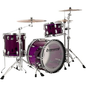 Ludwig Vistalite 3-Piece Fab Shell Pack With 22" Bass Drum - 1 of 3