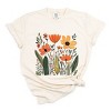 Simply Sage Market Orange Wildflowers Garment Dyed Tee - 2 of 4