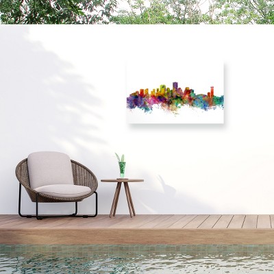 Michael Tompsett New Orleans Louisiana Skyline Outdoor Canvas Art