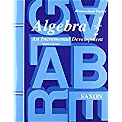 Saxon Algebra 1/2 Answer Key & Tests Third Edition - 3rd Edition by  Saxon & 1726 (Paperback)