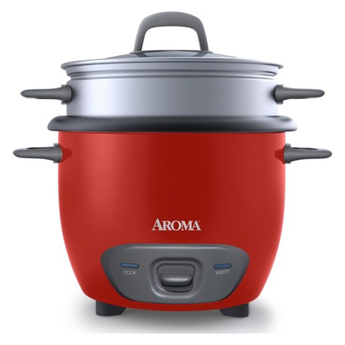 Aroma 8 Cup Rice Cooker - Stainless Steel ARC-904SB