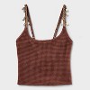 Women's Scoop Neck Shell Trim Tank Top - Wild Fable™ - 4 of 4