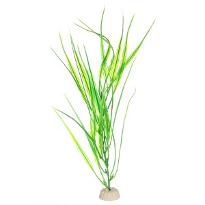 Unique Bargains Plastic Artificial Water Plants Aquarium Decorations Green 12.01" Heigh 1 Pc - 1 of 4