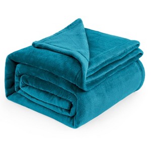 Cozy Comfort by Bedsure | Flannel Blanket Solid 260GSM Soft Fuzzy Plush Bed Blanket - 1 of 4