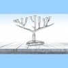 nambe Tree of Life Menorah, 13.5 x 9-Inch Hannukah Menorah, Made of nambe Alloy, Decorative Menorahs for Chanukah, Holds The Traditional 9 Candles - 3 of 4