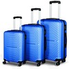 3 Piece Hardside Luggage Set with 360° Spinner Wheels, TSA Lock, Expandable 20"/24"/28", Lightweight Durable Suitcases with Corner Protection - 2 of 4