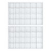 Unique Bargains Stackable PU Leather White Jewelry Trays with Removable Dividers Set of 2 - 2 of 4