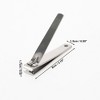 Unique Bargains Portable Large Flat Nail Clippers 1 Pc - 4 of 4
