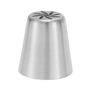 Unique Bargains Piping Tip 304 Stainless Steel Silver Tone 0.98"x1.46"x1.65" 1 Pcs - 1 of 3