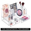 iDesign 5-Section Countertop Makeup Organizer with Drawers - Clear - 3 of 4