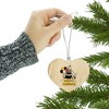 Diary of a Wimpy Kid Party Animal Heart Love Wood Christmas Tree Holiday Ornament - 3 of 3