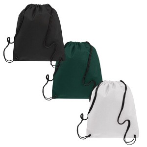 EG PRO Drawstring Backpack Bag Lightweight Non-Woven Sportpack for Gym Travel, School - 1 of 4