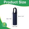 Unique Bargains Elastic Neoprene Commuting Jogging Cycling Insulated Bottle Sleeves with Carrying Handle 2 Pcs - 2 of 4