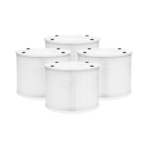Nispira 12020 Filter Replacement for Clorox Air Purifier 11020 11021 2-In-1 True HEPA, 4 Packs - 1 of 4