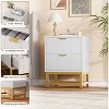 2 Drawer Dresser, Small Dresser＆Chest of Drawers, Modern Nightstand for Bedroom - 3 of 4