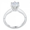 Solitaire Engagement Ring for Women 7mm Cubic Zirconia by Ginger Lyne Collection - 2 of 4