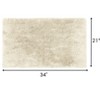 Haven Collection Bathroom Rug 100% Polyester Tufted Bath Mat, Non-Slip TP Rubber Backing, Machine Washable Bath Rug - 2 of 2