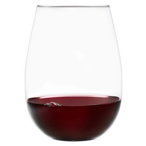Ravenscroft Crystal Set of 6 Elegant European-Made, 100% Lead-Free Crystalline Stemless Wine Glasses, 17 Fl. Oz. - 1 of 4