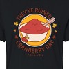 Women's - Friends - They've Ruined Cranberry Day Cropped Graphic T-Shirt - 2 of 4