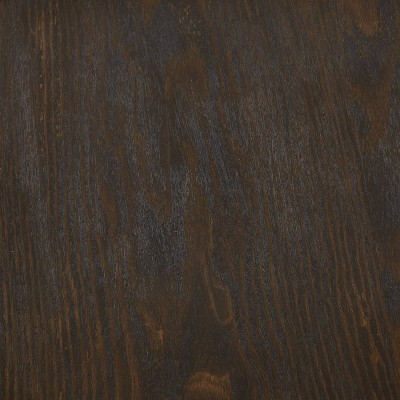 Winston Dark Walnut Wood and Brown Metal Counter Stool