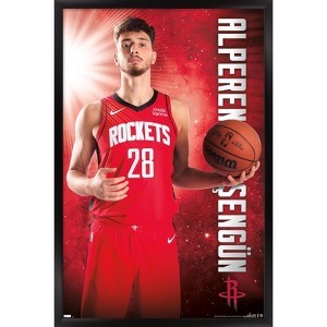 Trends International NBA Houston Rockets - Alperen Sengün 23 Framed Wall Poster Prints - 1 of 4